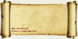 Tijana Šarković vizit kartica